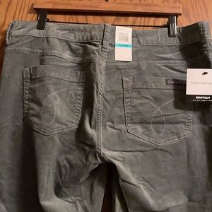 BRAND NEW Calvin Klein Jeans Gray Corduroys